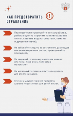 Как избежать отравления угарным газом